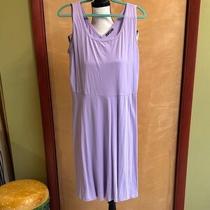 Chic Lavender Midi Dress